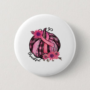 Pink Pumpkin Sunflower Breast Cancer Awareness Gif Button