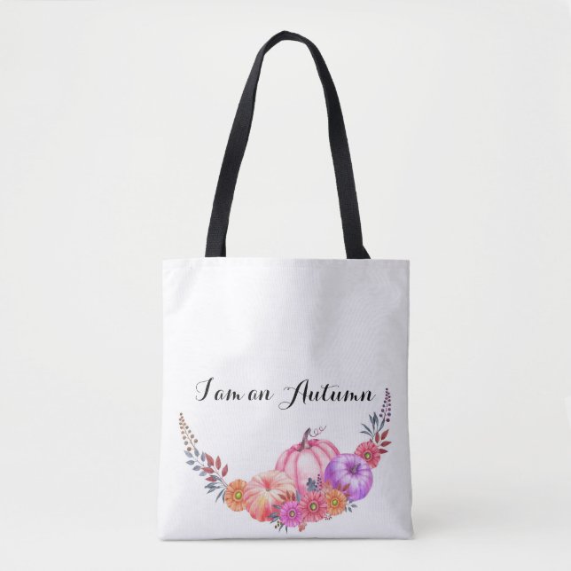 Pink Pumpkins tote (Front)