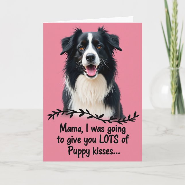 Pink Puppy Mother Love Card (Front)