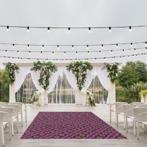 Pink Purple 3501a Outdoor Rug