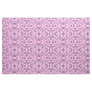 Pink Purple Abstract Geometric Patterns Fabric