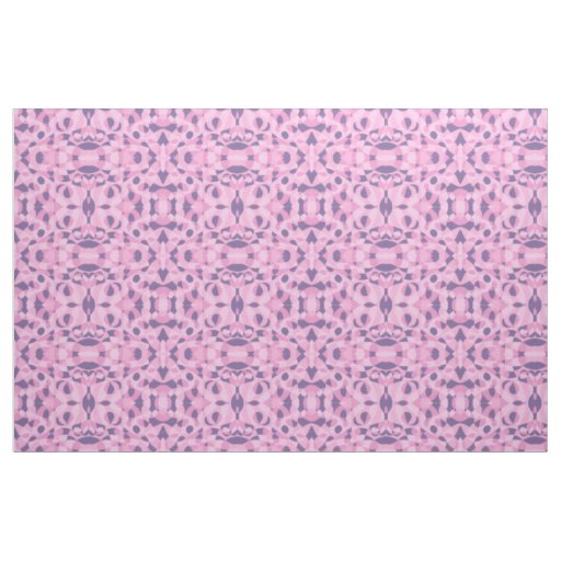 Pink Purple Abstract Geometric Patterns Fabric