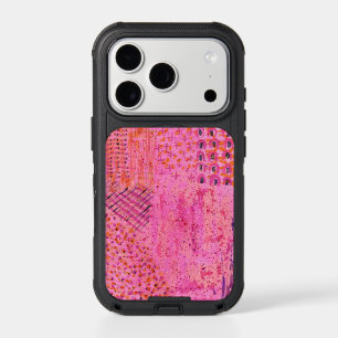 Pink Purple Abstract Painting iPhone Case