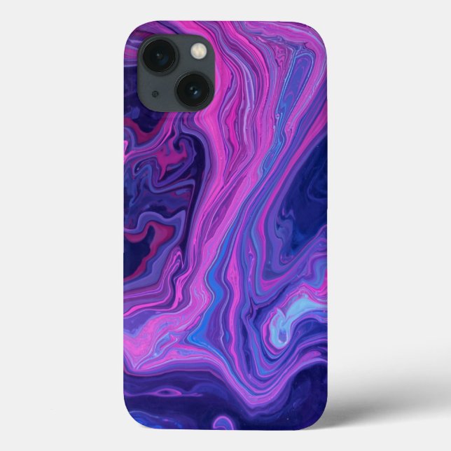 Pink Purple Abstract Phone Case (Back)