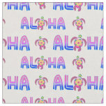 Pink Purple Aloha Hawaiian Tropical Turtle Fabric
