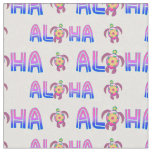 Pink Purple Aloha Hawaiian Tropical Turtle Fabric