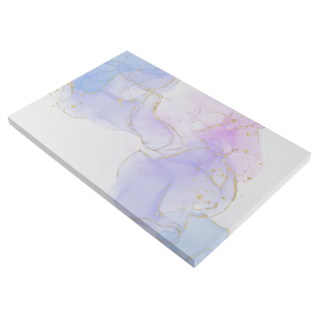 Pink, Purple and Blue Alcohol Ink Gallery Wrap (3/4)