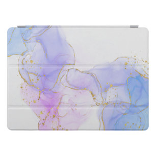 Pink, Purple and Blue Alcohol Ink iPad Pro Cover