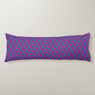 Pink, Purple and Blue Geometric Quadrilaterals Body Pillow