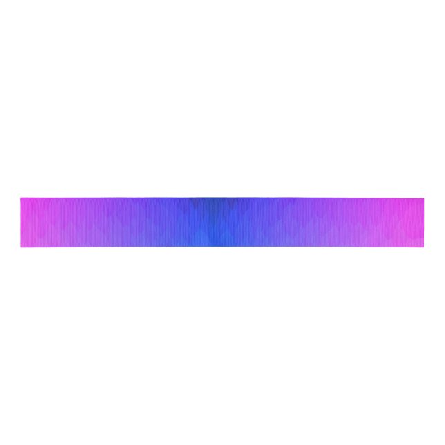Pink purple and blue ombre flame ribbon (Front)