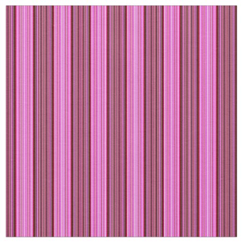 Pink Purple and Fuchsia Pinstripes Fabric