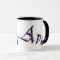 Pink Purple Ava Name Logo,