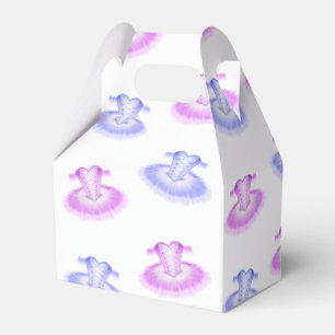 Pink & Purple Ballet Birthday Tutu Watercolour Favor Boxes