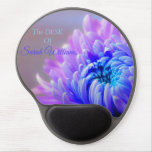 Pink, Purple &amp; Blue Chrysanthemum Personalized Gel Mouse Pad at Zazzle