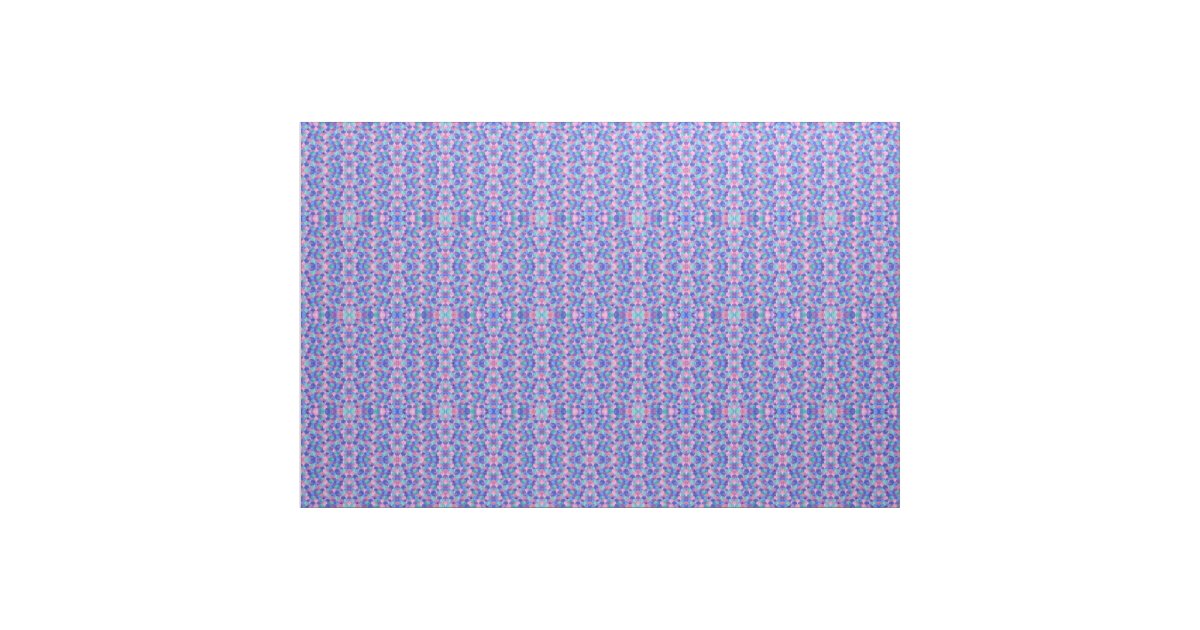 Pink Purple Blue Teal Watercolor Mermaid Scales Fabric