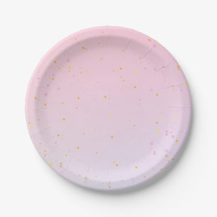 Pink Purple Butterfly Girl All Ages Birthday   Paper Plates