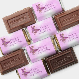 Pink Purple Butterfly Hershey's Miniatures