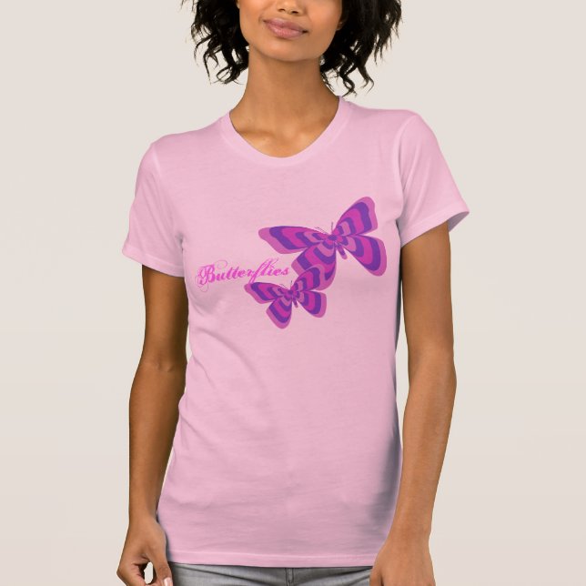 Pink & Purple Butterfly shirt (Front)