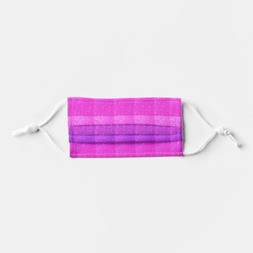 Pink  Purple Cloth Face Mask with Filter Slot 