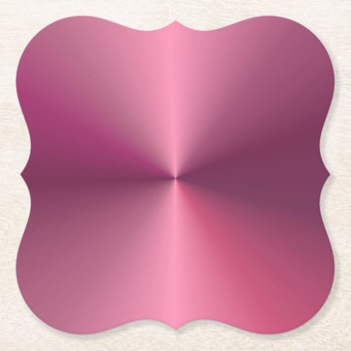 Pink Purple Color Elegant Custom Blank Template Paper Coaster