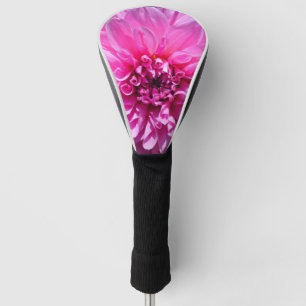 Pink Purple Dahlia Flower Golf Head Cover