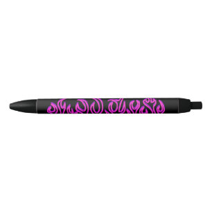 Pink Purple Fire Flames Blaze Outline Pen