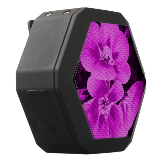 Pink Purple Floral Boombotix Speaker (Right)