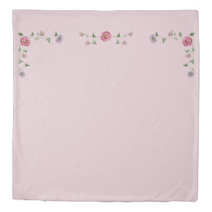 Pink & Purple Floral Vine   Duvet Cover
