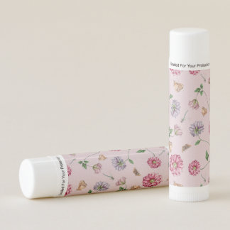 Pink & Purple Floral Vine   Lip Balm