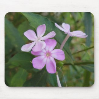 Pink Purple Flower Mouse Pad