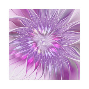Pink Purple Flower Passion Abstract Fractal Art