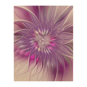 Pink Purple Flower Passion Abstract Fractal Art