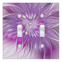 Pink Purple Flower Passion Abstract Fractal Art