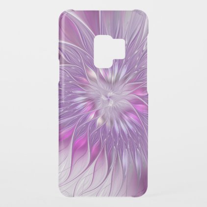 Pink Purple Flower Passion Abstract Fractal Art Uncommon Samsung Galaxy S9 Case