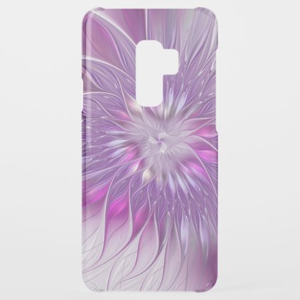 Pink Purple Flower Passion Abstract Fractal Art Uncommon Samsung Galaxy S9 Plus Case