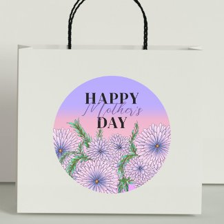 Pink Purple Flowers and Green Leaves Mother's Day
