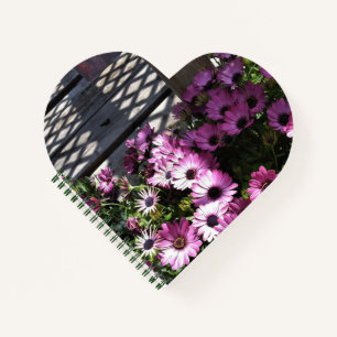 Pink Purple Flowers Notebook