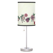 Pink & Purple Flowers Table Lamp (Right)