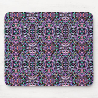 Pink Purple Geometric Mouse Pad