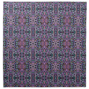 Pink Purple Geometric Napkin
