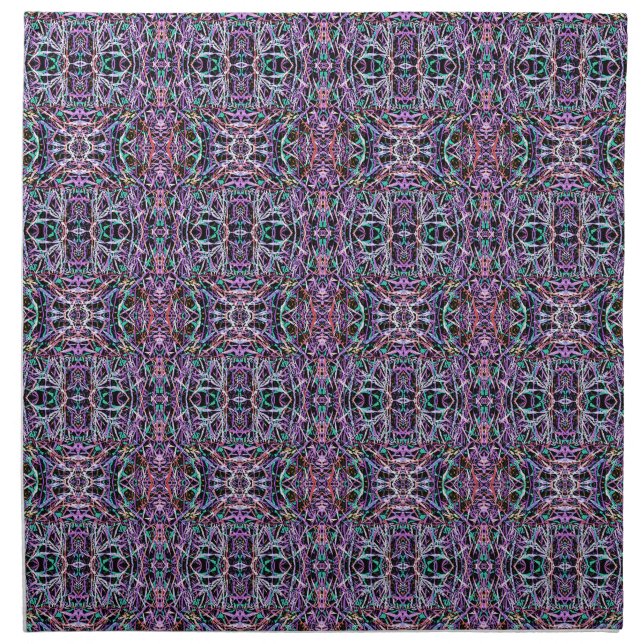 Pink Purple Geometric Napkin (Front)