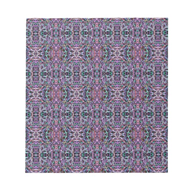 Pink Purple Geometric Notepad (Front)