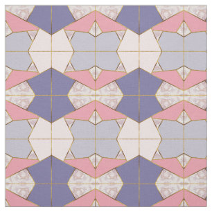 Pink Purple Geometric Pattern Fabric