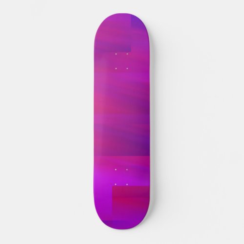 Pink Purple Glitch Art Vaporwave Aesthetic Analog Skateboard