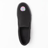 Pink purple glitter drips holographic girl patch (On Shoe Tip)