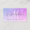 Pink Purple Glitter Makeup Artist Hair Salon