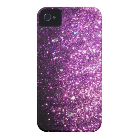 Pink Purple Glitter Sparkle iPhone Case (Back)