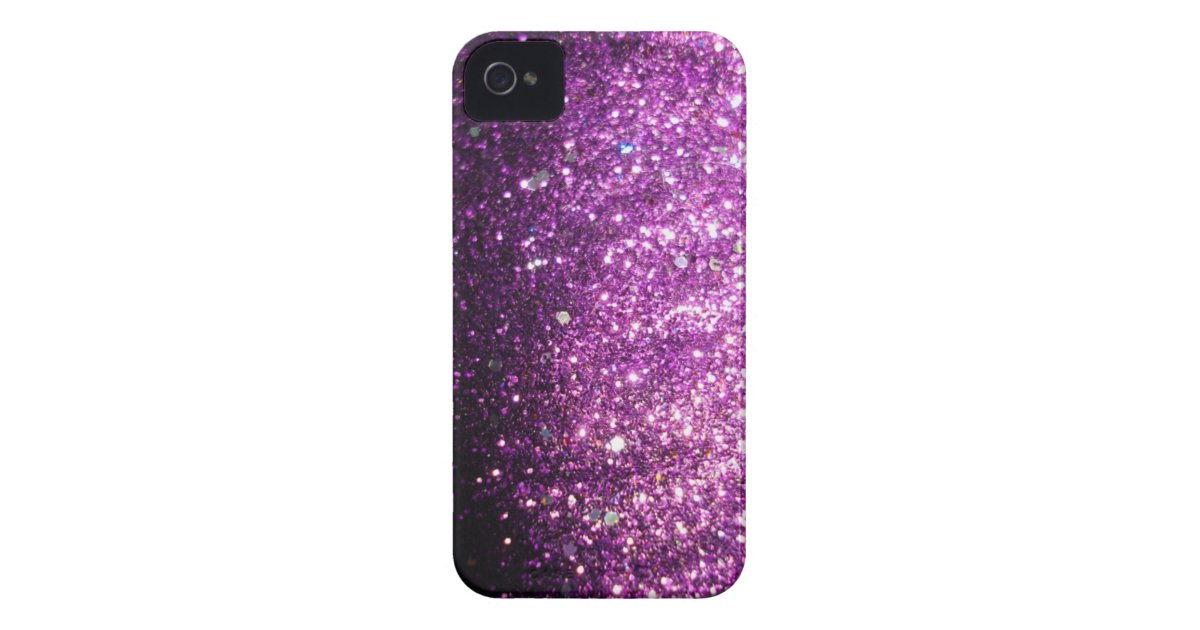 Pink Purple Glitter Sparkle iPhone Case | Zazzle