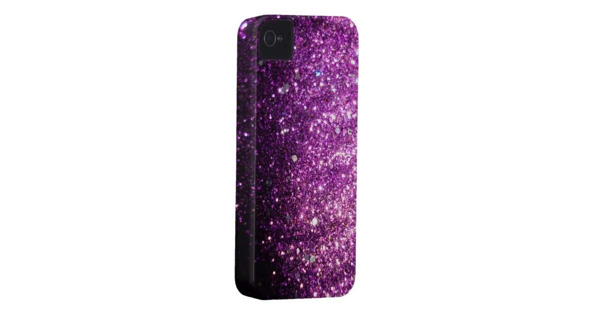 Pink Purple Glitter Sparkle iPhone Case | Zazzle