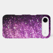 Pink Purple Glitter Sparkle iPhone Case (Back (Horizontal))